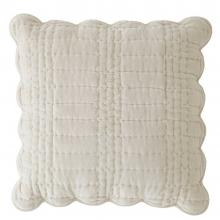 Laura Ashley Brady Scalloped Cushion Dove Grey