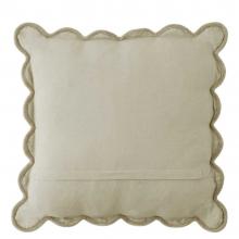 Laura Ashley Brady Scalloped Cushion Dove Grey