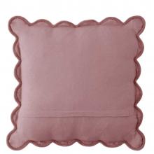 Laura Ashley Brady Scalloped Cushion Old Rose