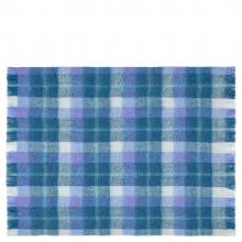 Bluebellgray Highland Check Throw Sea Blue