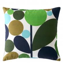 Orla Kiely Bubble Gum Cushion Evergreen