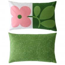 Orla Kiely Floret Cushion Bubblegum-Basil