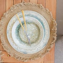 Maria Portugal Terracotta Luz Stoneware Plate