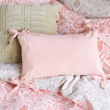 Laura Ashley Flaxley Stripe Cushion Pink