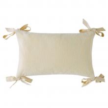 Laura Ashley Flaxley Stripe Cushion Yellow