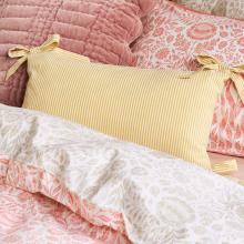 Laura Ashley Flaxley Stripe Cushion Yellow