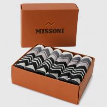 Missoni Home Giacomo 32 Grey Face Towels - Box Set of Six