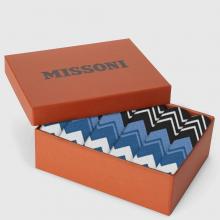 Missoni Home Giacomo 50 Blue Face Towels - Box Set of Six