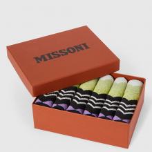 Missoni Home Giacomo T59 Multi Orange Face Towels - Box Set of Six