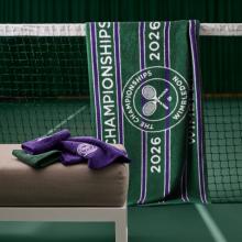 Christy Wimbledon Championship Towel Green / Purple