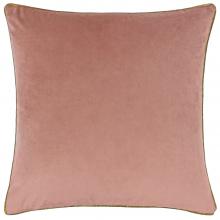 Furn Meridian Velvet Cushion Blush - Gold