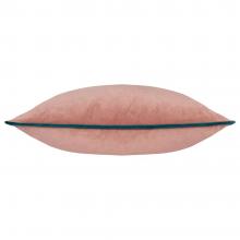 Furn Meridian Velvet Cushion Blush - Teal
