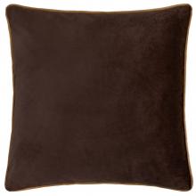 Furn Meridian Velvet Cushion Cover Chocolate-Caramel