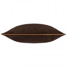 Furn Meridian Velvet Cushion Cover Chocolate-Caramel