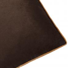 Furn Meridian Velvet Cushion Cover Chocolate-Caramel