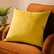 Furn Meridian Velvet Cushion Cover Cylon-Teal