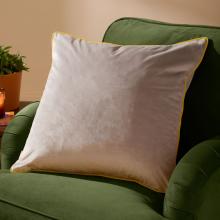 Furn Meridian Velvet Cushion Cover Dove-Cylon