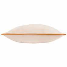 Furn Meridian Velvet Cushion Cover Ecru-Ginger