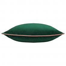 Furn Meridian Velvet Cushion Cover Emerald-Blush