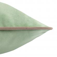 Furn Meridian Velvet Cushion Cover Eucalyptus-Natural