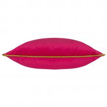 Furn Meridian Velvet Cushion Cover Hot Pink-Lime