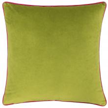 Furn Meridian Velvet Cushion Cover Lime-Hot Pink