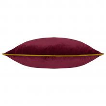 Furn Meridian Velvet Cushion Cover Maroon-Moss