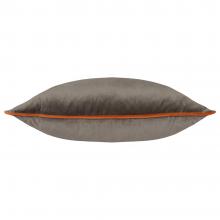 Furn Meridian Velvet Cushion Cover Mocha-Pumpkin