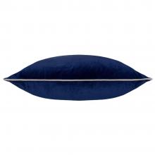 Furn Meridian Velvet Cushion Cover Navy-Silver