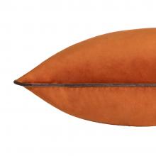 Furn Meridian Velvet Cushion Cover Pumpkin-Mocha