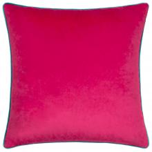 Furn Meridian Velvet Cushion Cover Raspberry-Teal