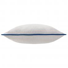 Furn Meridian Velvet Cushion Cover Silver-Navy