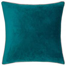 Furn Meridian Velvet Cushion Cover Teal-Blush