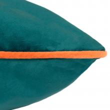 Furn Meridian Velvet Cushion Cover Teal-Clementine