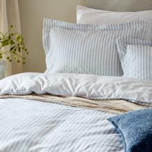 Yard Hebden Mineral Blue Duvet Cover Set