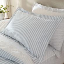 Yard Hebden Mineral Blue Pillowcase Pair