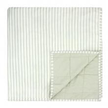 Yard Hebden Stripe Bedspread Eucalyptus / Bay Green