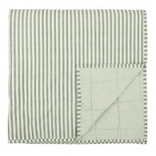 Yard Hebden Stripe Bedspread Forest / Bay Green