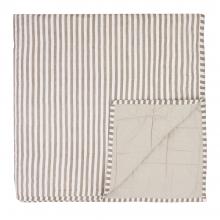 Yard Hebden Stripe Bedspread Mole / Stone