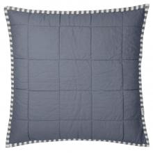 Yard Hebden Stripe Feather Filled Cushion Navy / Denim Blue