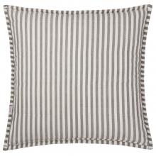Yard Hebden Stripe Feather Filled Cushion Mole / Stone