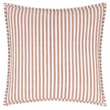 Yard Hebden Stripe Feather Filled Cushion Pecan / Cotta