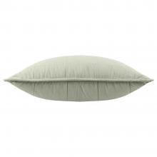 Yard Hebden Washed Cotton Feather Filled Cushion Bay Green