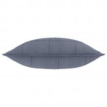 Yard Hebden Washed Cotton Feather Filled Cushion Denim Blue