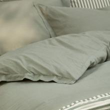 Yard Hebden Washed Cotton Duvet Set Bay Green