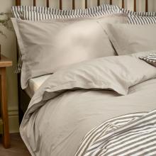 Yard Hebden Washed Cotton Duvet Set Stone