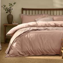 Yard Hebden Washed Cotton Fitted Sheet Cotta