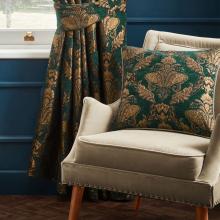 Paoletti Shiraz Emerald Cushion Cover