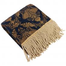 Paoletti Shiraz Navy Throw