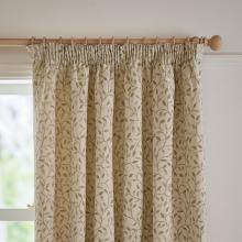 Voyage Maison Cervino Pencil Pleated Curtains Lichen